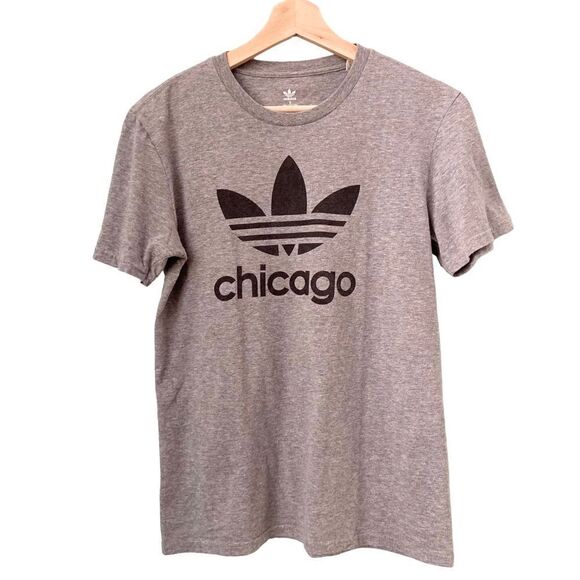 Adidas Chicago Grey Basic Tee in Size Unisex Small - Picture 1 of 5